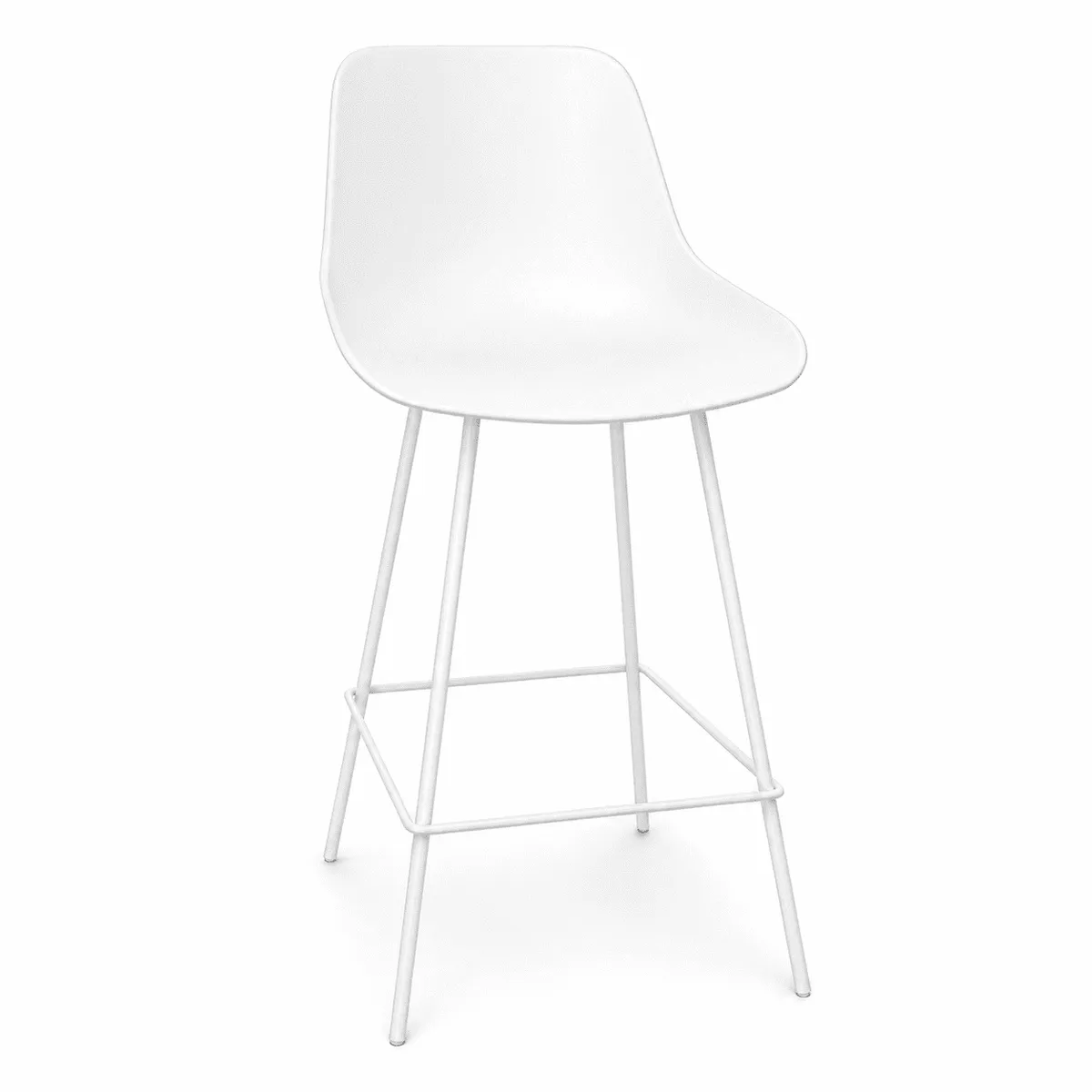 DECORPLAS - Silla De Bar Florencia Color Negro