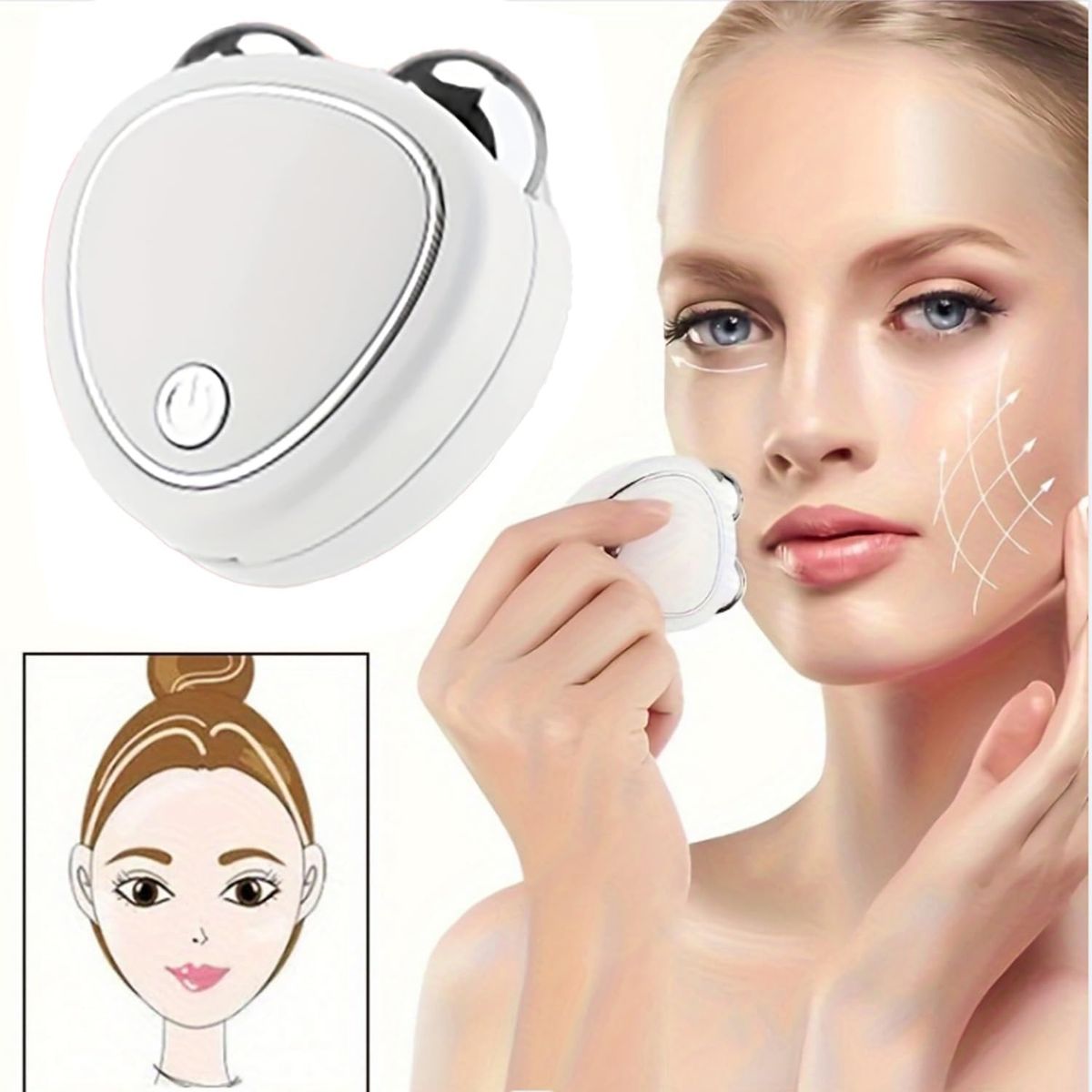 OEM - Aparato Masajeador Facial Antiarrugas Microcorriente Skin Care