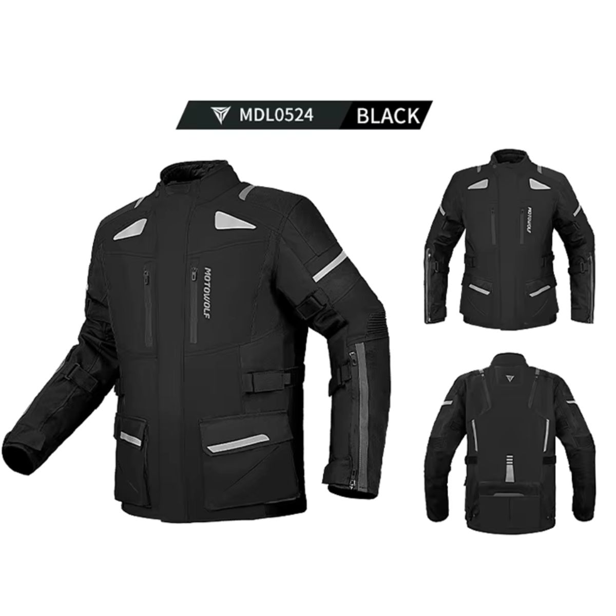 MOTOWOLF - CASACA RALLY CON PROTECCIÓN CERTIFICADO CE MOTOWOLF MDL0524