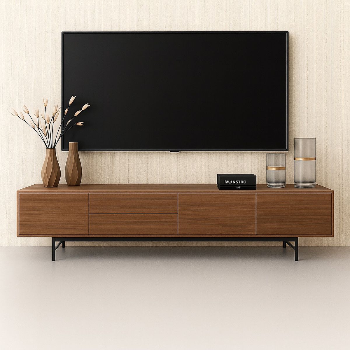 STARHOME - Mueble de TV Starhome Corven Melamina 18 mm