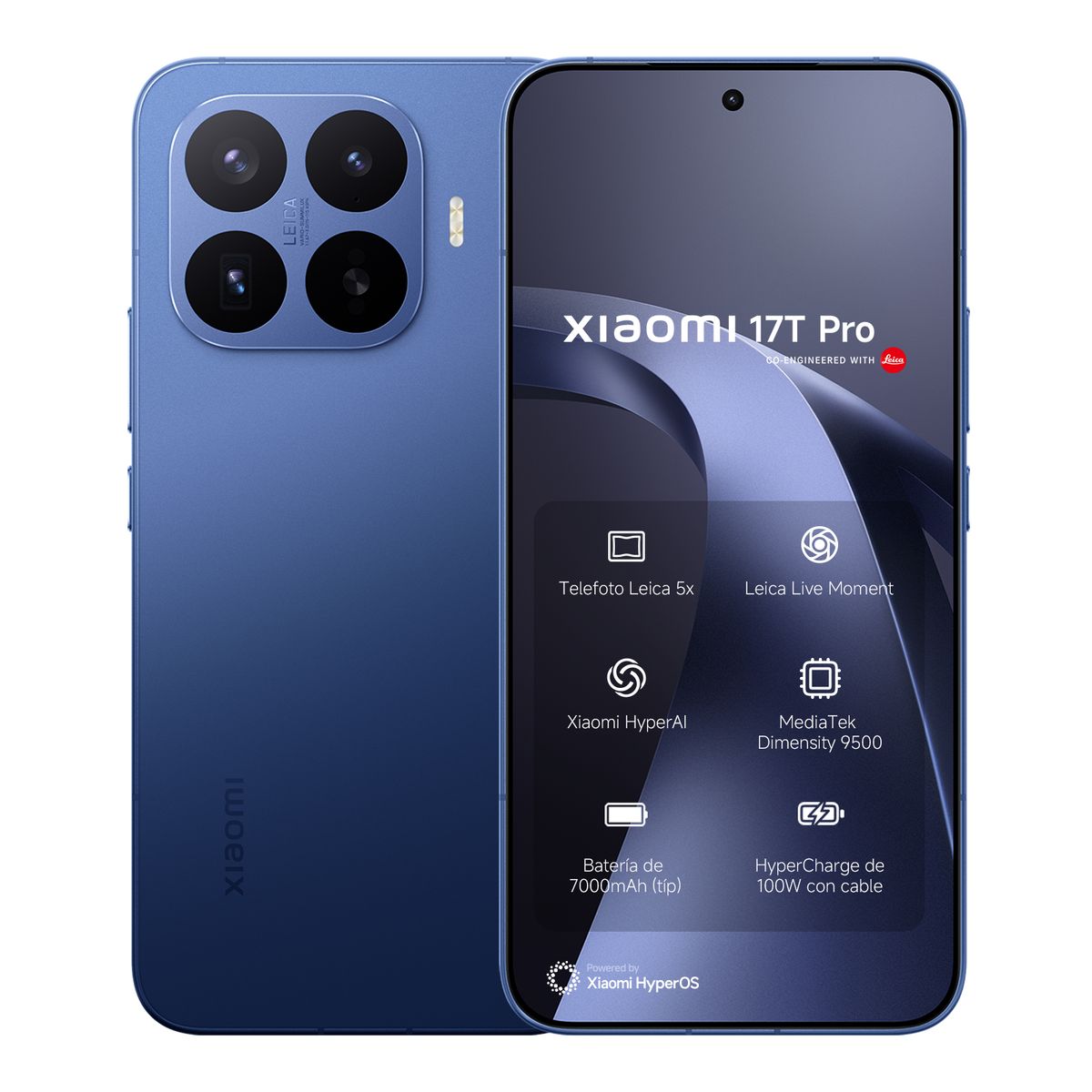 XIAOMI - Xiaomi 17T Pro Azul 12 GB + 512 GB