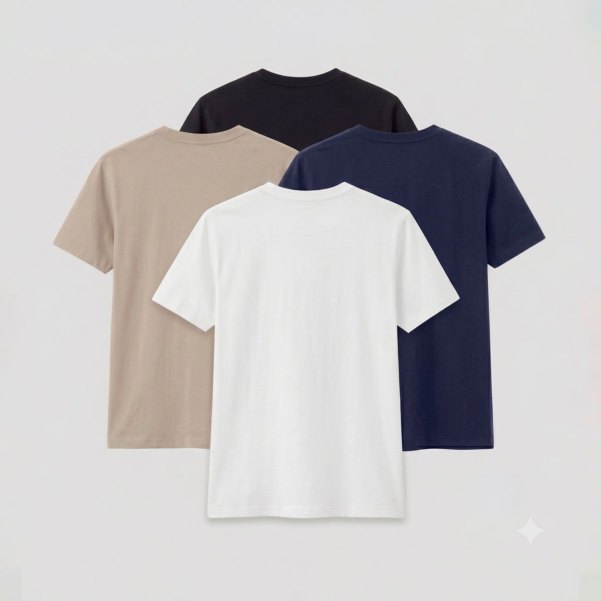 YANSUS - Polo Pack 4 Polos Hombre Basico Yansus