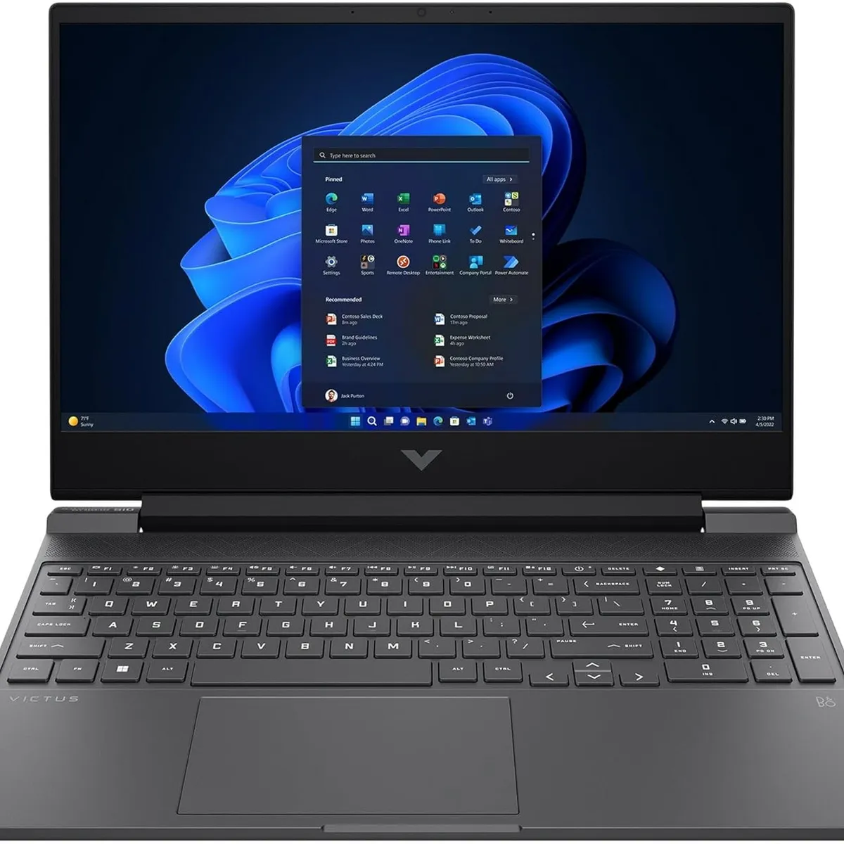 HP - Laptop Gamer HP Victus 15.6" Ryzen 7 7445HS 16GB 512GB SSD RTX 4050 6GB 144Hz Win11