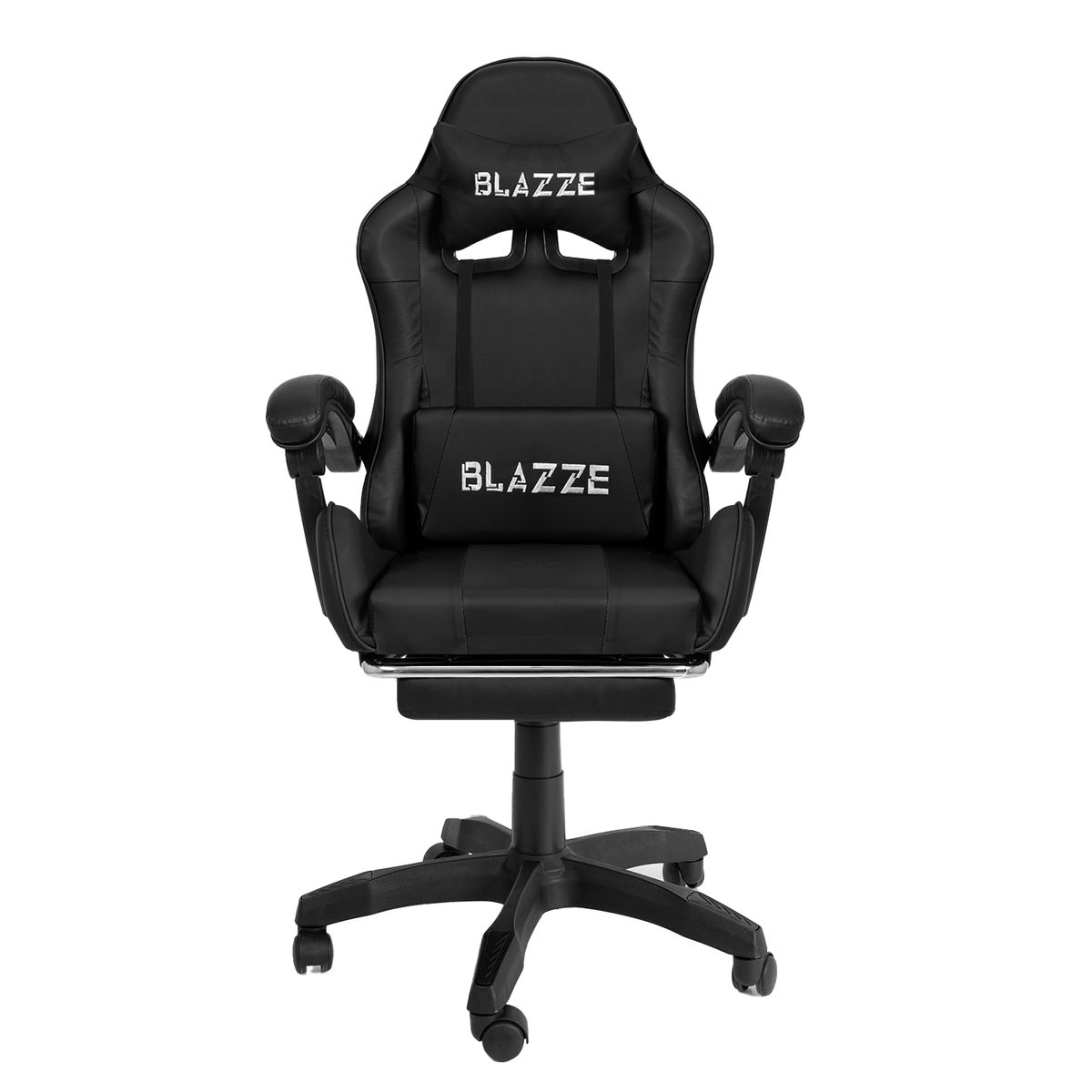 BLAZZE - Silla Gamer Blazze Loot Ergonomica con Tapiz Cuerina PU Negro