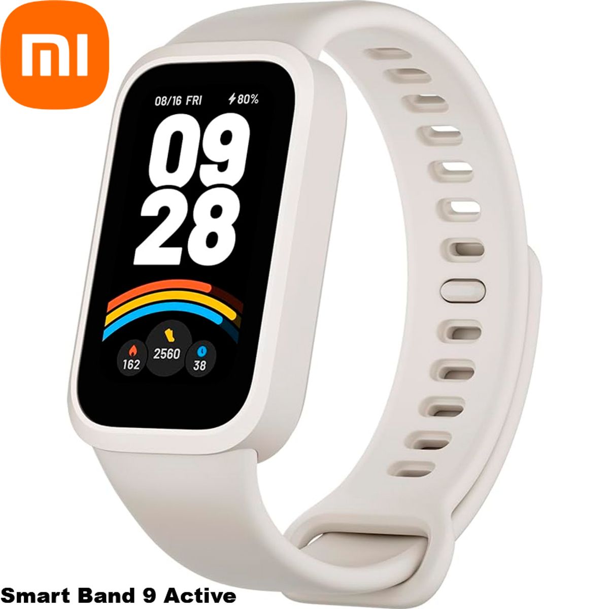 XIAOMI - Pulsera Inteligente Xiaomi Smart Band 9 Active 1.47" 60Hz 18 Días 5ATM 50 Modos Deportivos