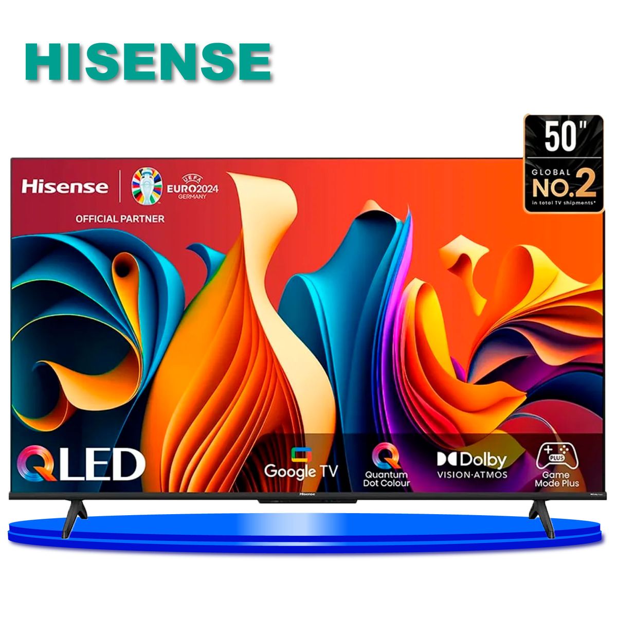 Hisense - TV Hisense QLED 50 UHD 4K 50Q6N Google TV 2024