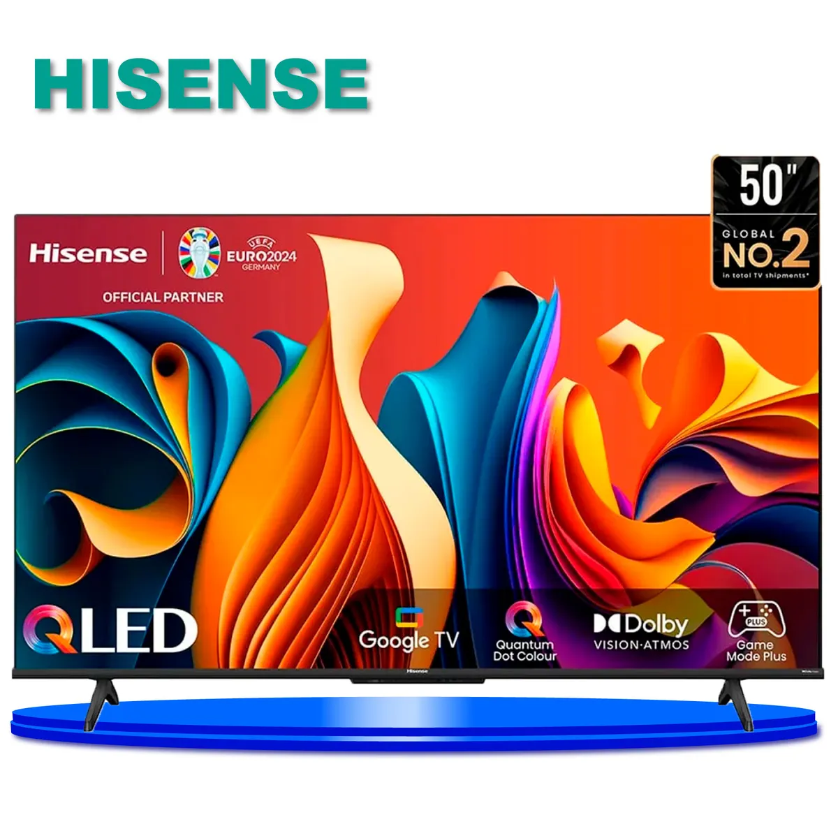 Hisense - TV Hisense QLED 50 UHD 4K 50Q6N Google TV 2024