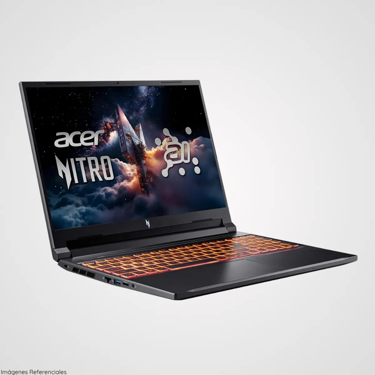 ACER - Laptop Acer Nitro V16 ANV16-72 Intel Core 7 240H 16GB RAM 512GB SSD RTX 5050-8GB 16"  WUXGA 180 Hz