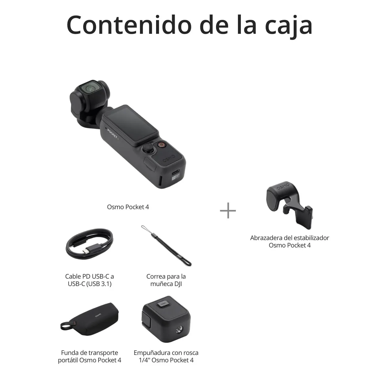 DJI - Cámara para videovlogs Pack Estándar Dji Osmo Pocket 4