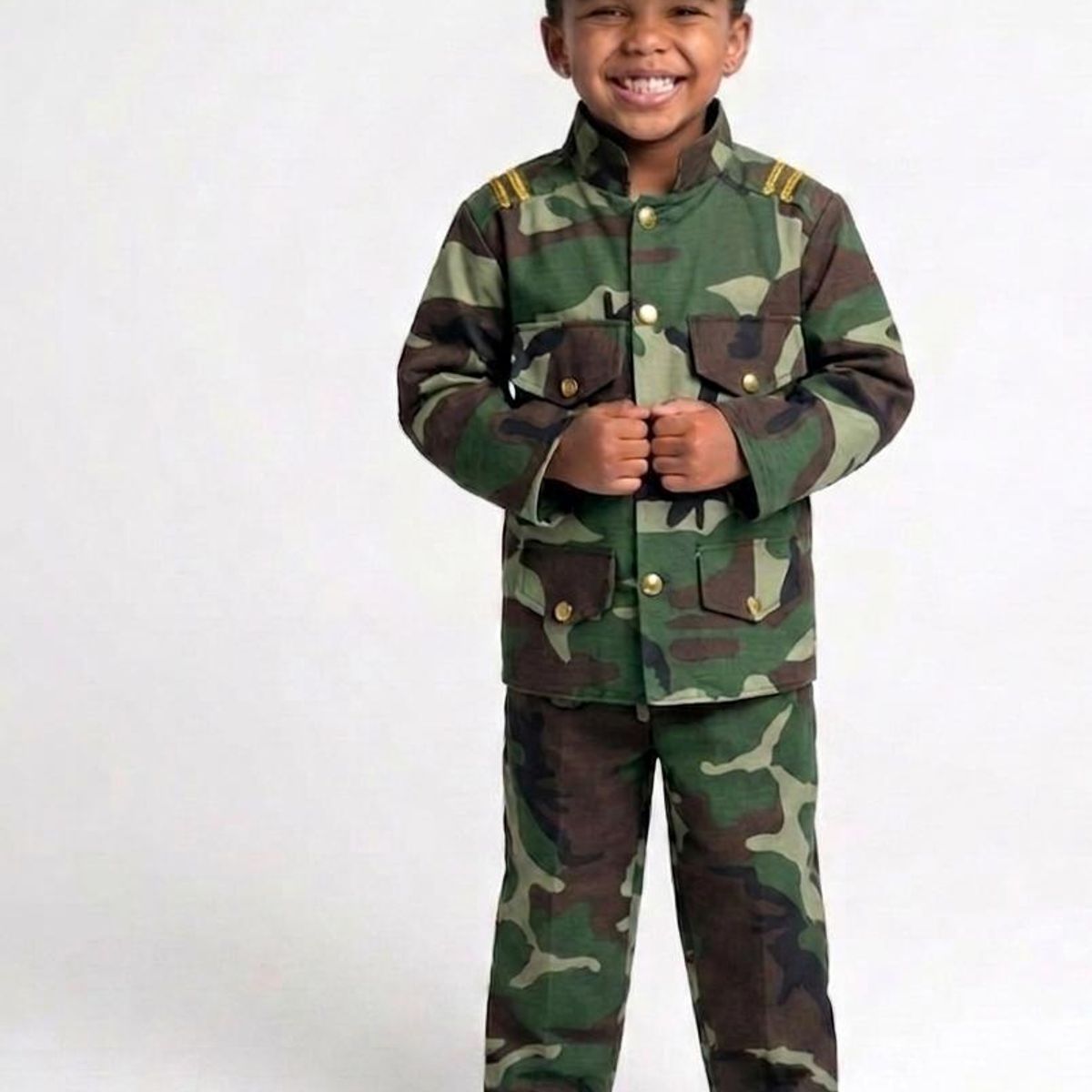 GENERICO - TRAJE SOLDADO CAMUFLADO FIESTAS PATRIAS PARA NIÑO