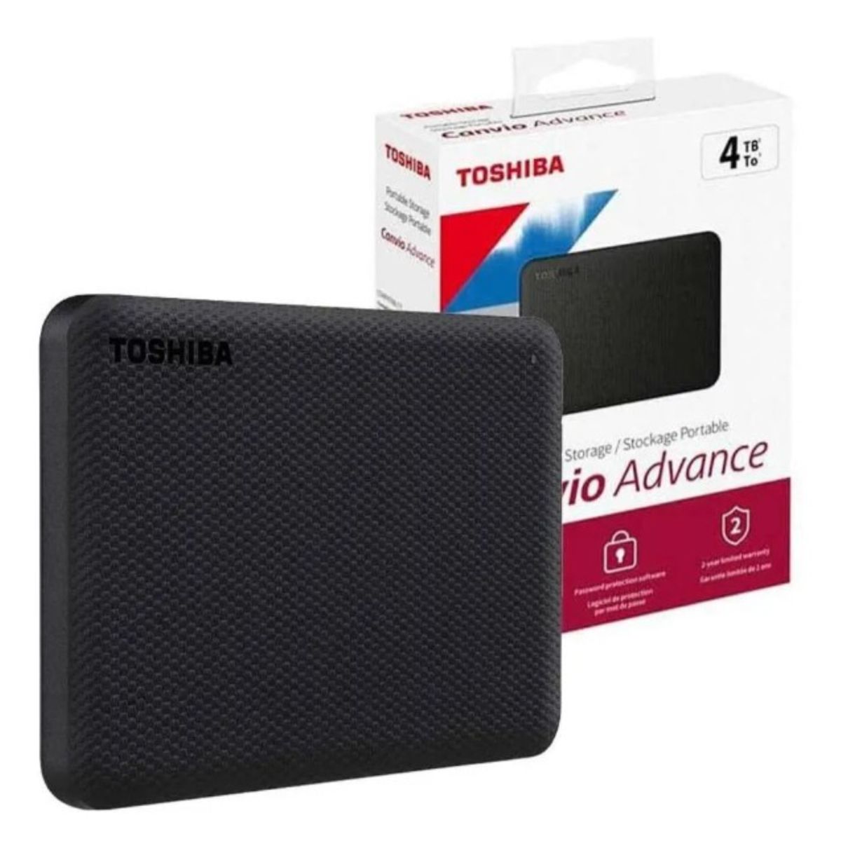 Toshiba - Disco Duro Externo Toshiba Canvio Advance 4TB, Usb 3.2
