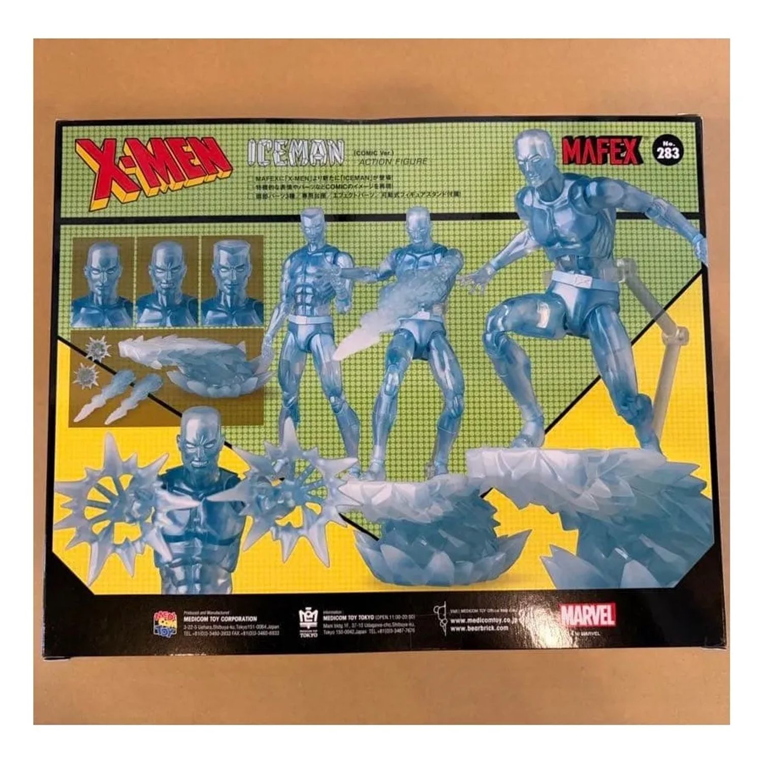 Figura de Acción X-Men MAFEX 283 Iceman Comic Ver Marvel MARVEL