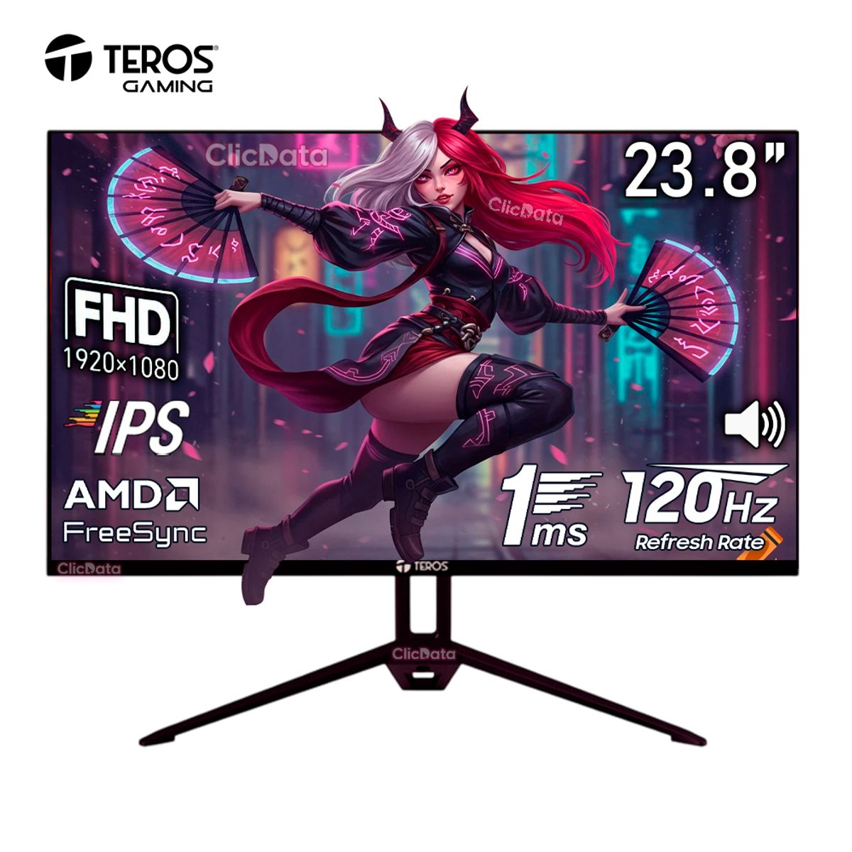 Teros - Monitor Teros 24" TE-2415S 23.8 IPS 120HZ 1MS HDMI PARLANTE FHD