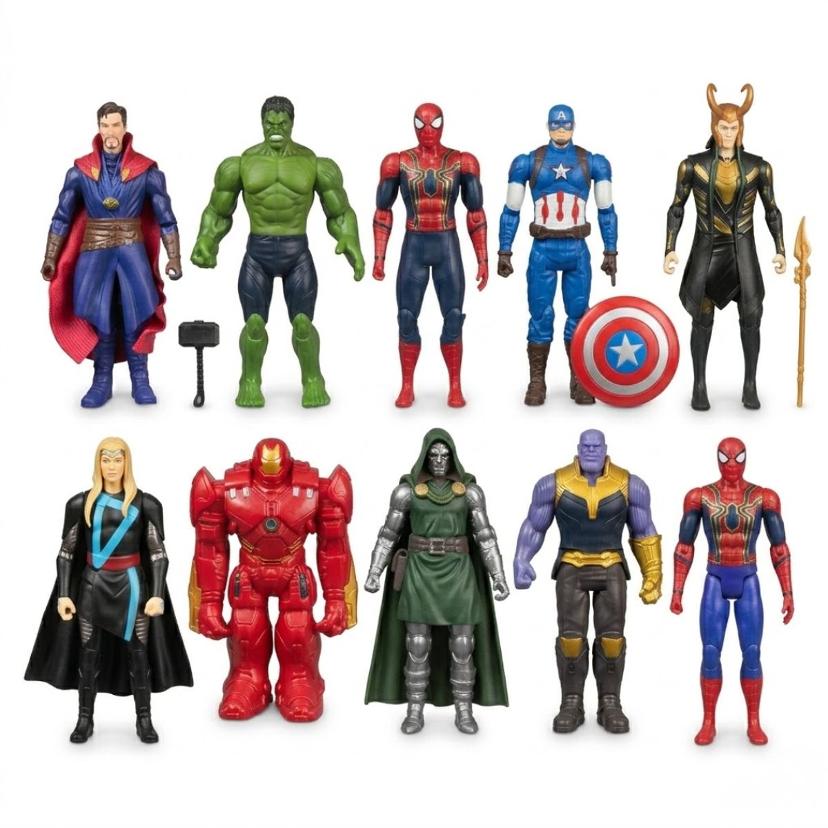 GENERICO - Set de Figuras Avengers Doomsday x10