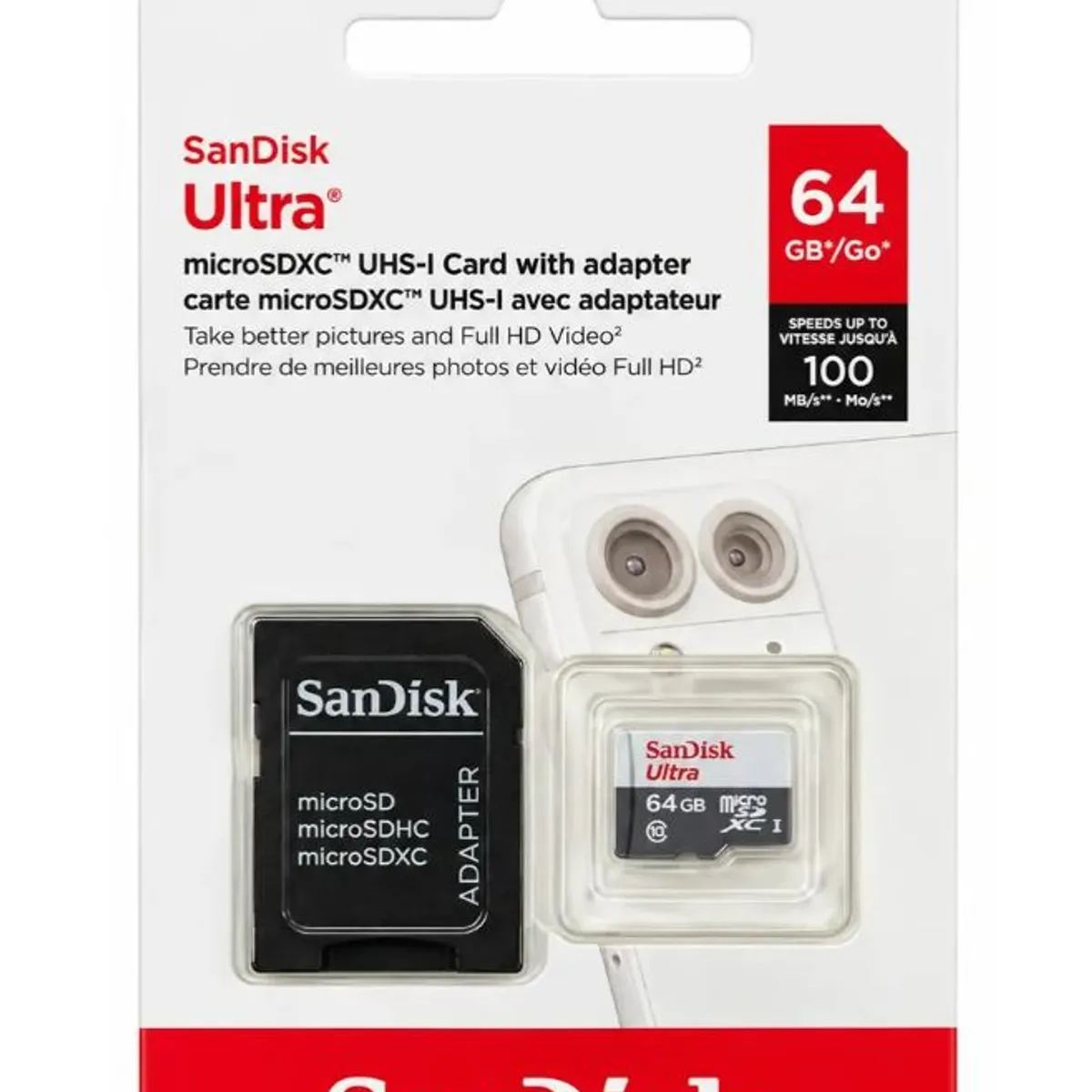 SANDISK - Memoria Micro Sd Sandisk 64gb Ultra