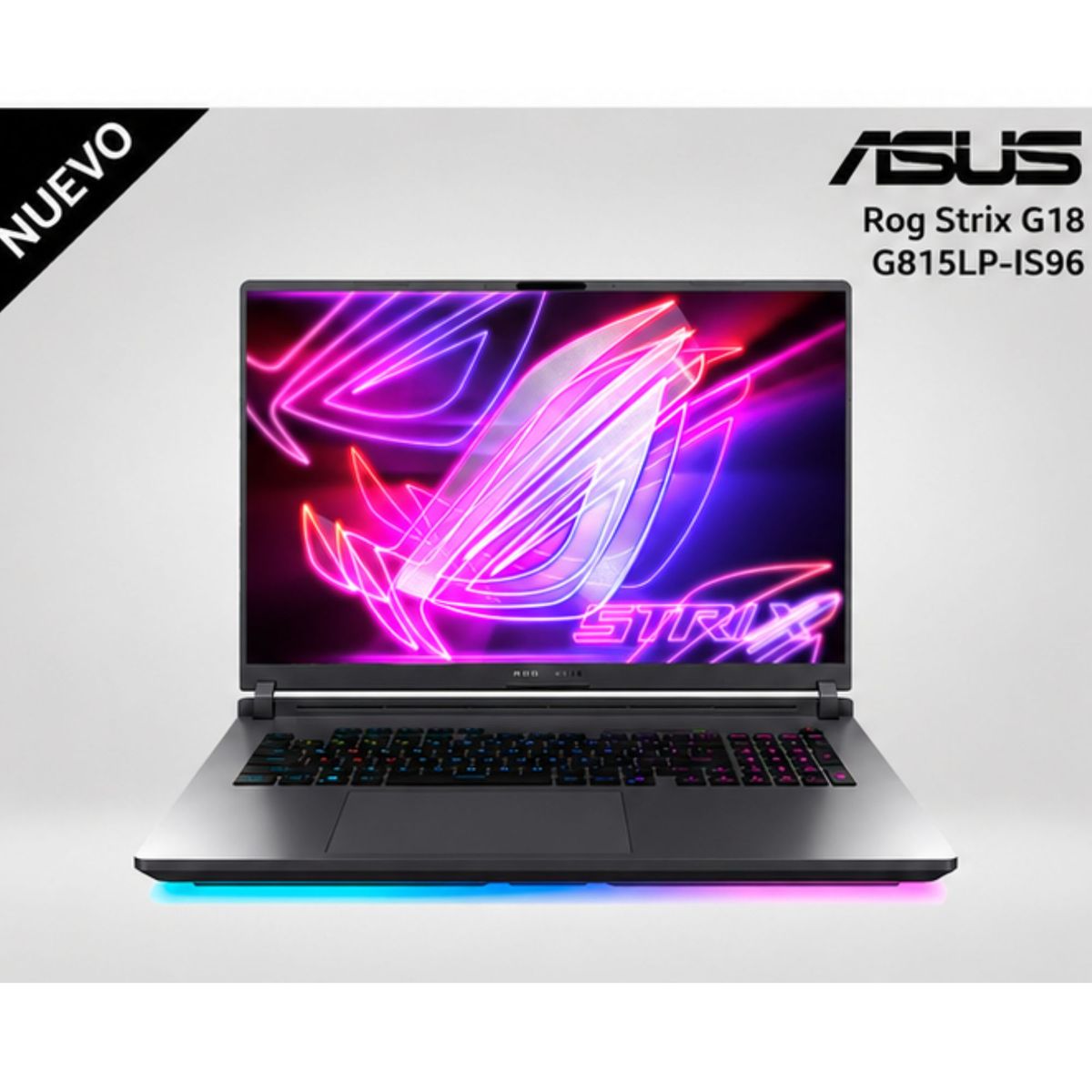 ASUS - Laptop Asus Rog Strix G18 G815LP-IS96 Intel Core Ultra 9 32GB RAM 1TB SSD NVIDIA RTX 5070 8GB 18" WQXGA - Windows 11