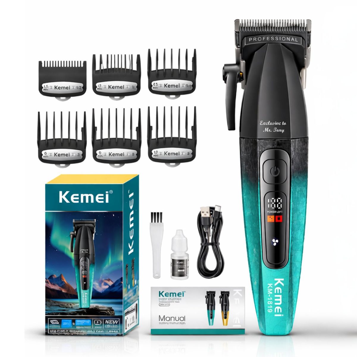 OEM - Kemei trimmer KM-1819 Cortadora Profesional inalambrico