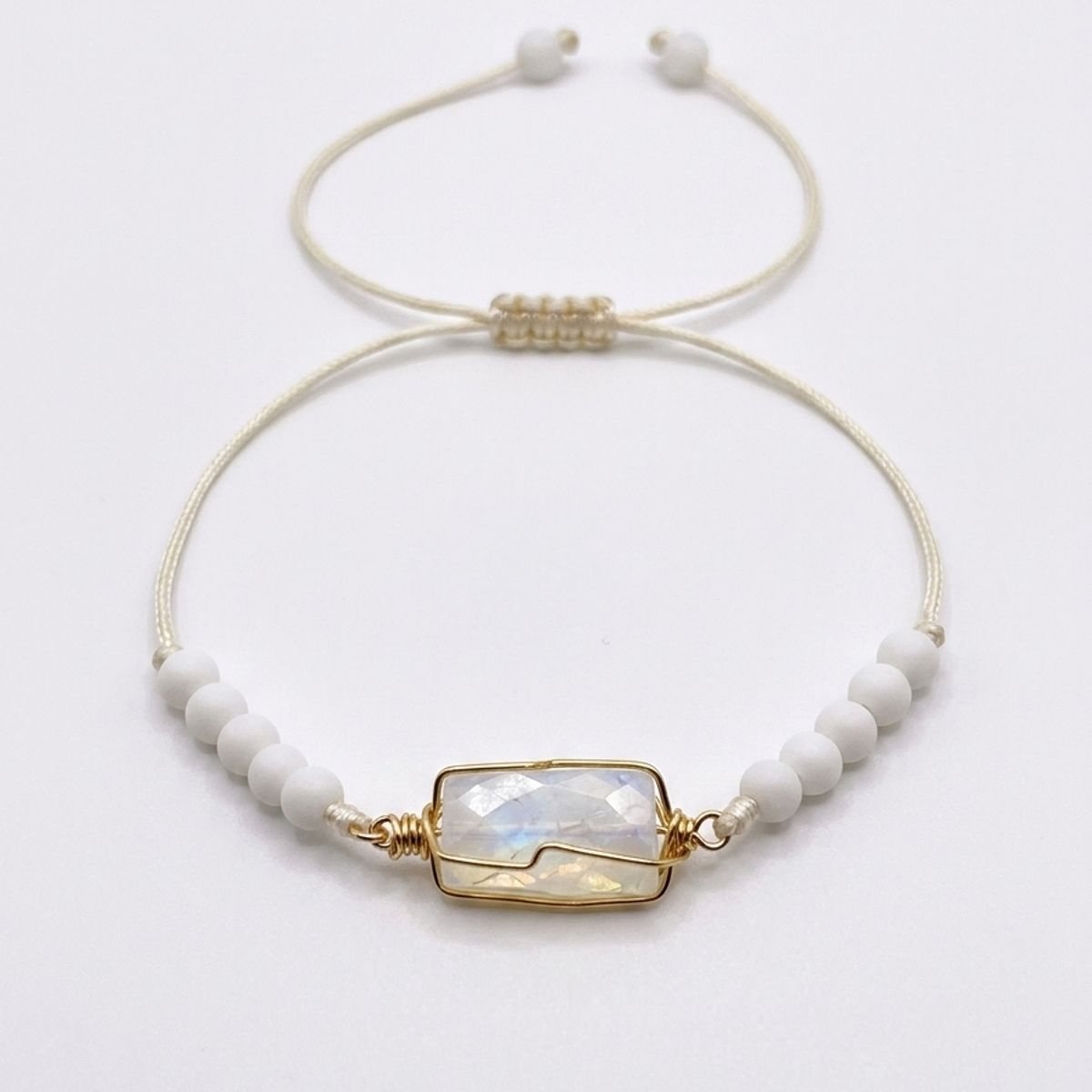 SM - Pulsera Selenita Blanca para la Pureza Espiritual