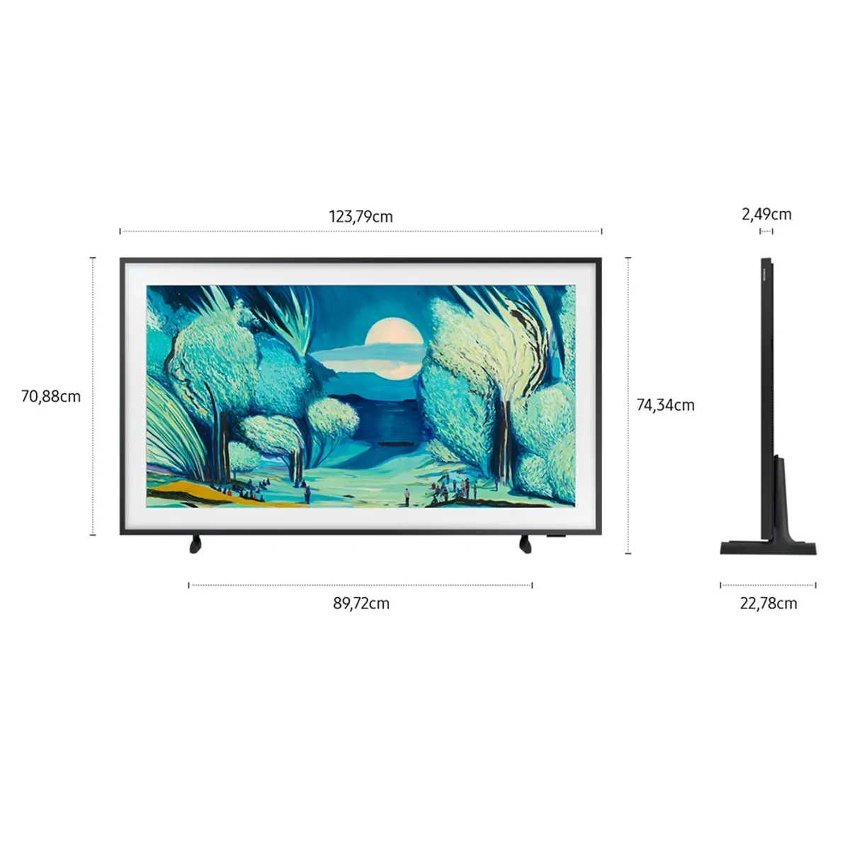 SAMSUNG - Televisor The Frame Samsung Vision AI Smart TV