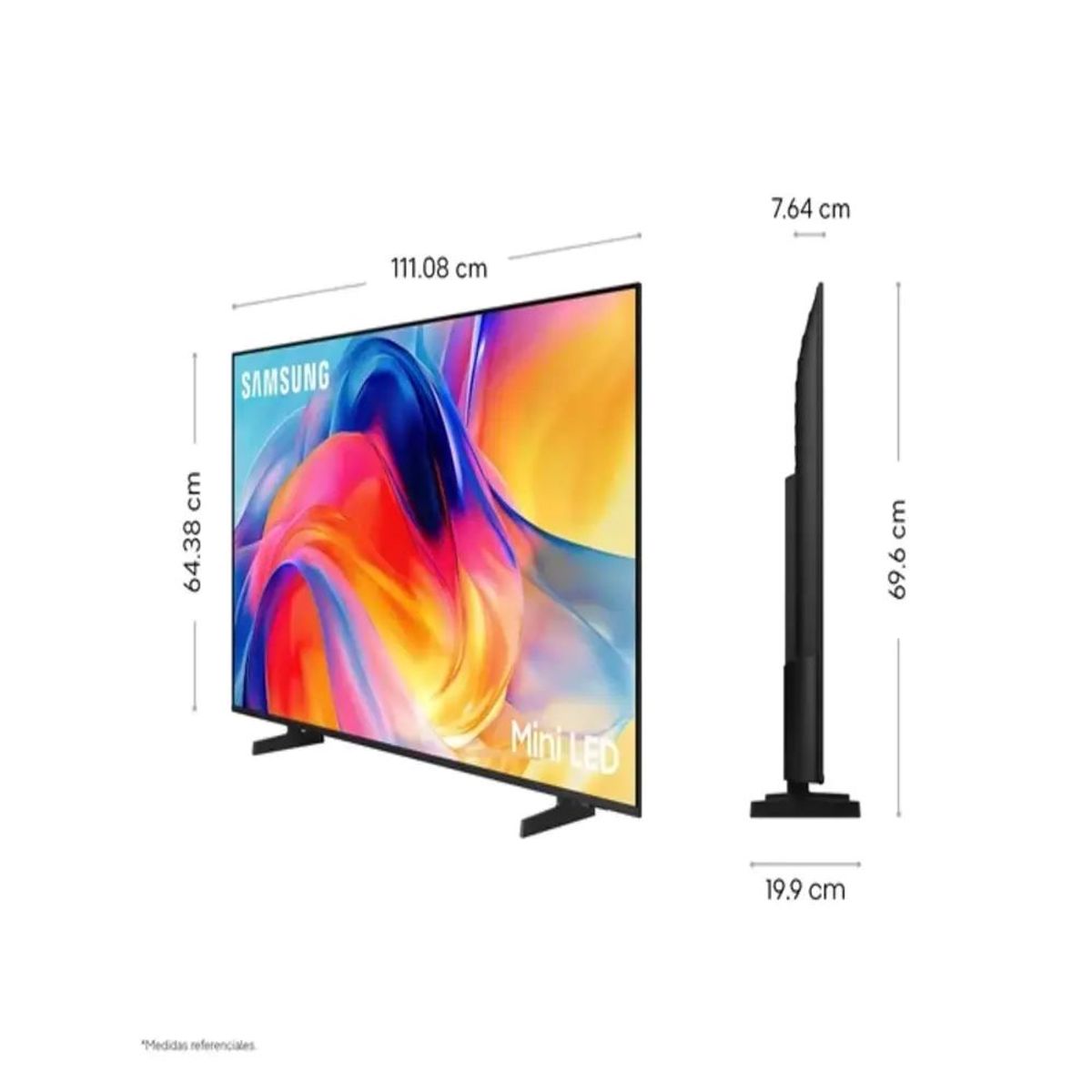 SAMSUNG - Televisor Samsung Smart TV 50 Mini LED 4K UN50M70HAGXPE