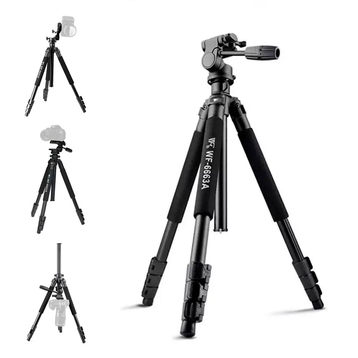 WEIFENG - TRIPODE WEIFENG WF6663A PARA FOTO O VIDEO MONOPOD CABEZAL FLUIDO