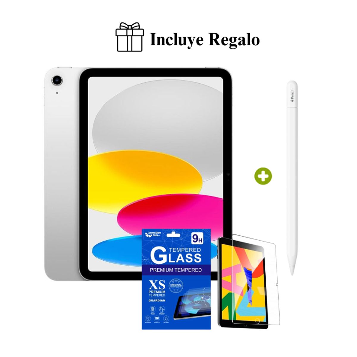 APPLE - iPad Apple 11 Chip A16, 128Gb Wi-Fi - Silver + Pencil ( USB-C ) + Regalo
