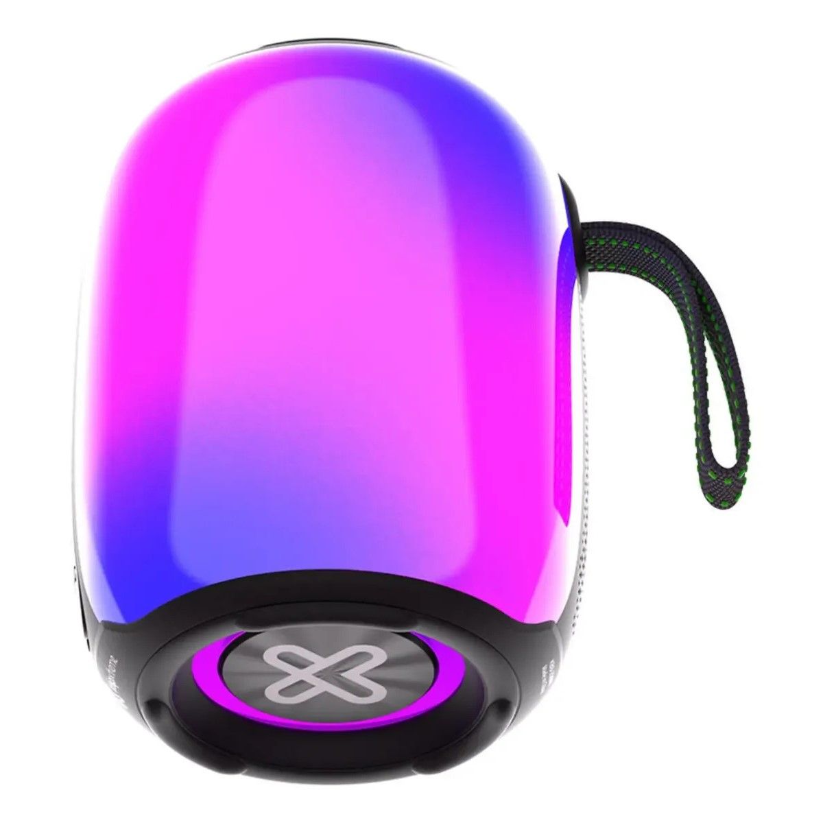 KLIP XTREME - Klip Xtreme Parlante Bluetooth ZoundFire 12W IPX6 Luces LED Llama TWS Negro - KBS-250BK
