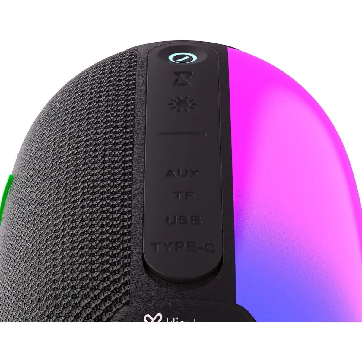 KLIP XTREME - Klip Xtreme Parlante Bluetooth ZoundFire 12W IPX6 Luces LED Llama TWS Negro - KBS-250BK