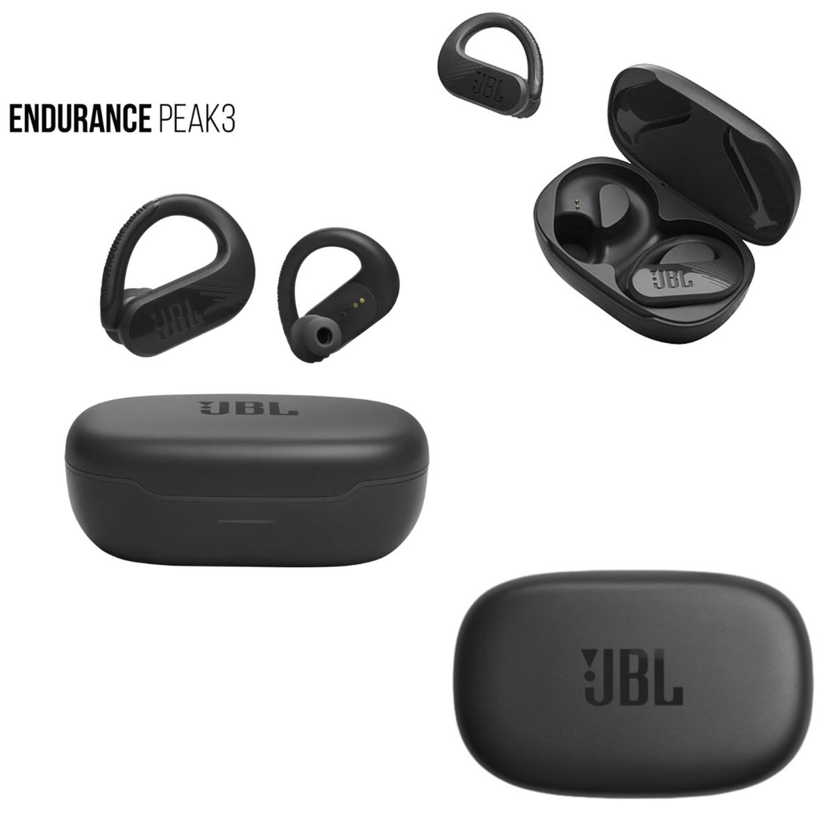 OEM - Auriculares Inalámbricos JBL Endurance Peak 3 - Negro