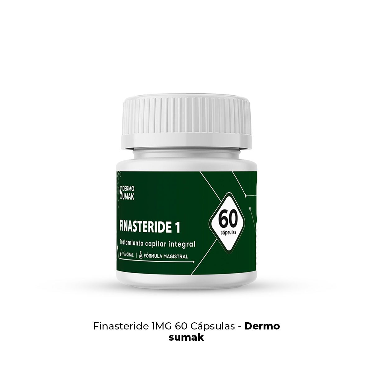 GENERICO - FINASTERIDE 1MG - 60 CAPSULAS