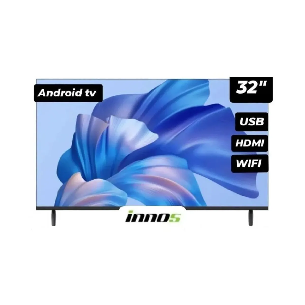 GENERICO - Televisor Innos Smart TV Android 14 HD 32 Pulgadas S3202KU