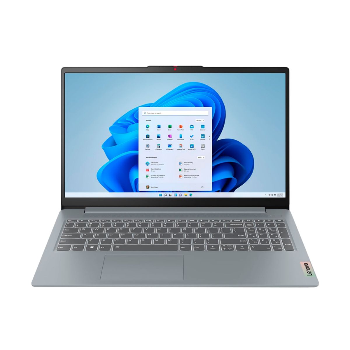 LENOVO - Laptop Lenovo 82R400DTUS 15.6" AMD Ryzen7 512GB SSD 16GB RAM Intel UHD Windows 11 gris