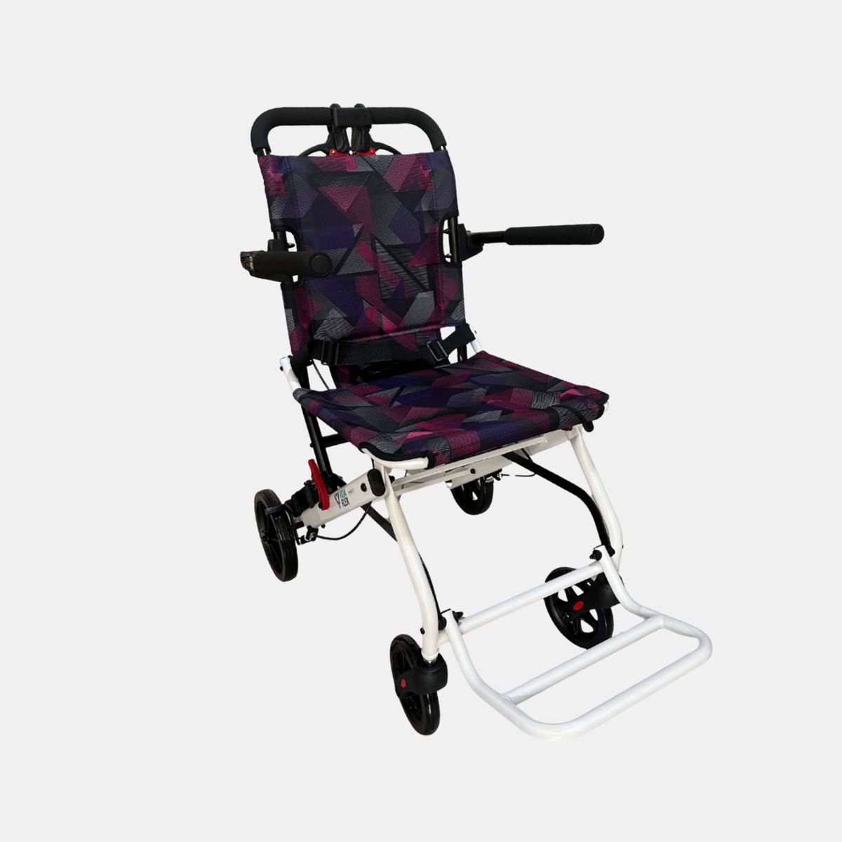 VIDAFLEX PERU - Silla de Ruedas de Paseo Lite Blanco Plegable y Compacta