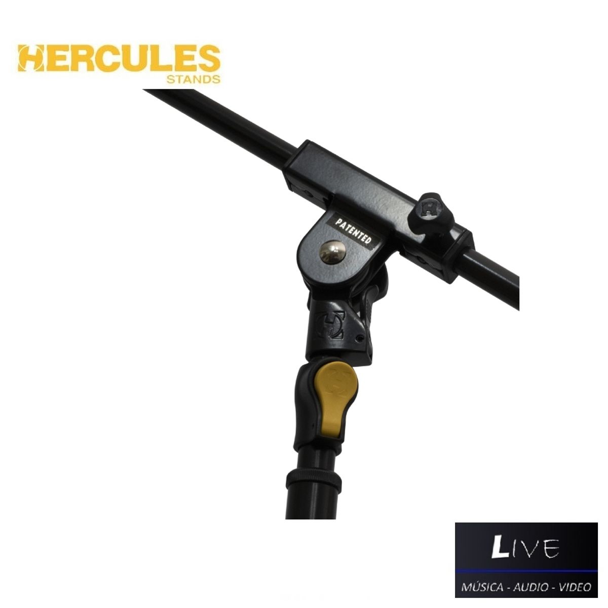 HERCULES - MS631B PLUS Hercules - Pedestal de micrófono pesado tipo Boom