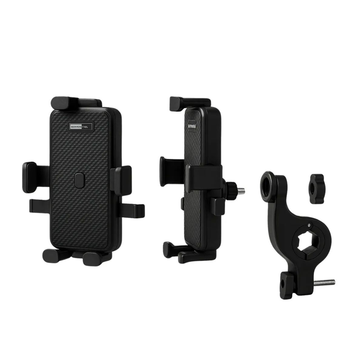 GENERICO - Soporte Para Teléfono Celular con Antivibración en Moto o Bicicleta 360 Grados