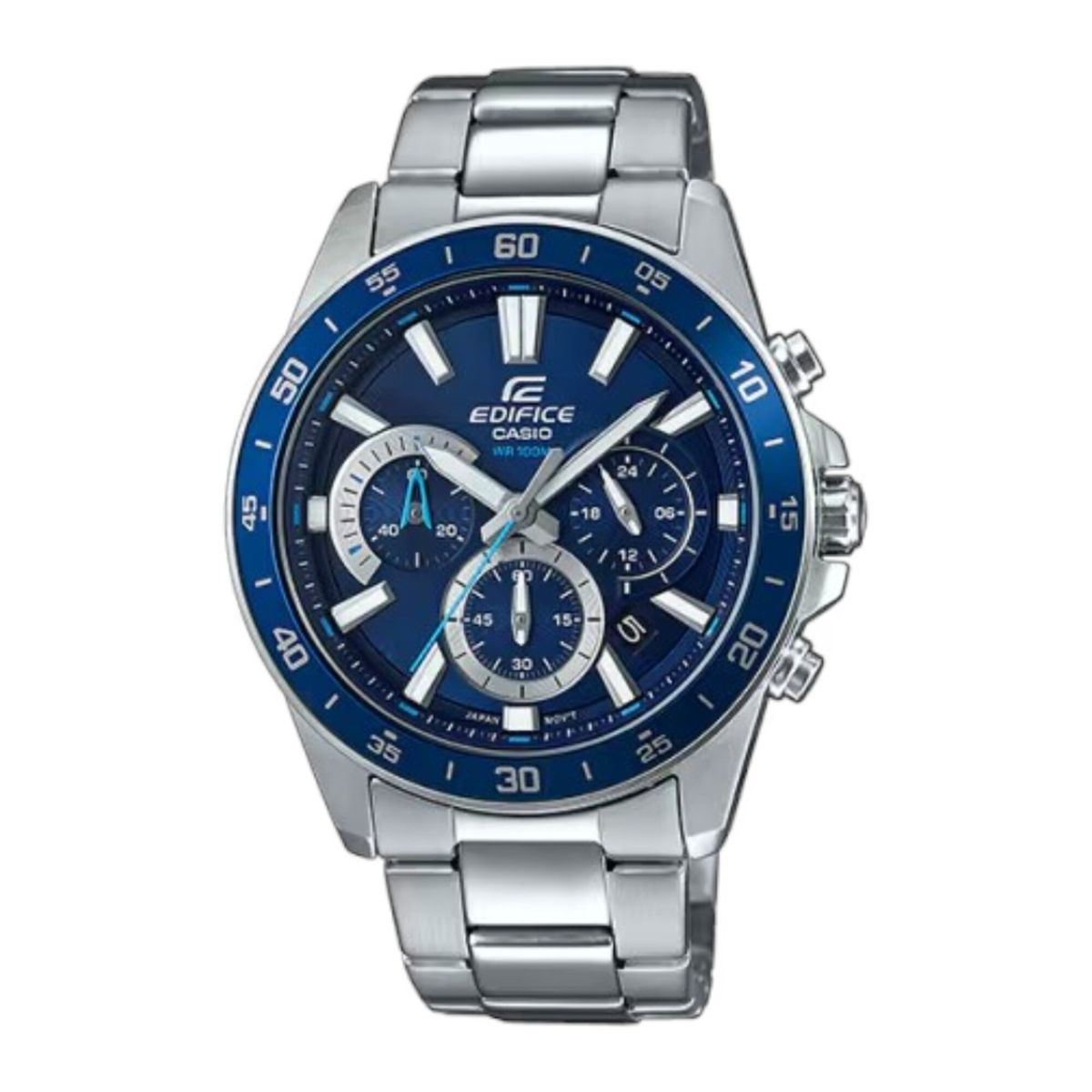 Reloj para Hombre Casio Edifice EFV-570 Cronógrafo Color Azul EDI-OG-62 ...