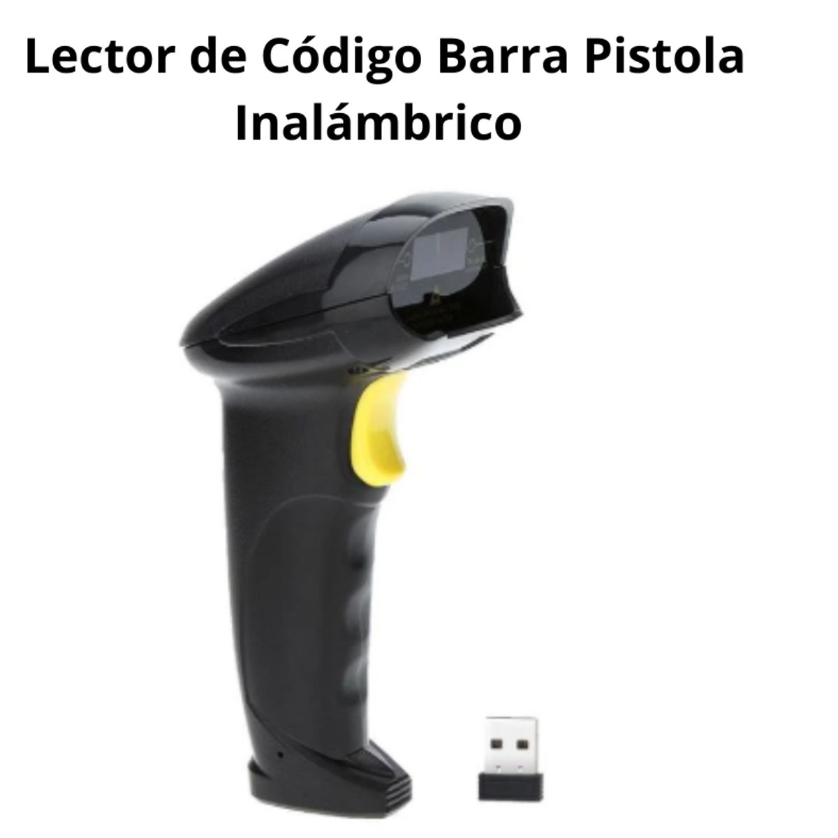 SEISA - Lector de Código Barra Pistola Inalámbrico Usb YHD-8300LW