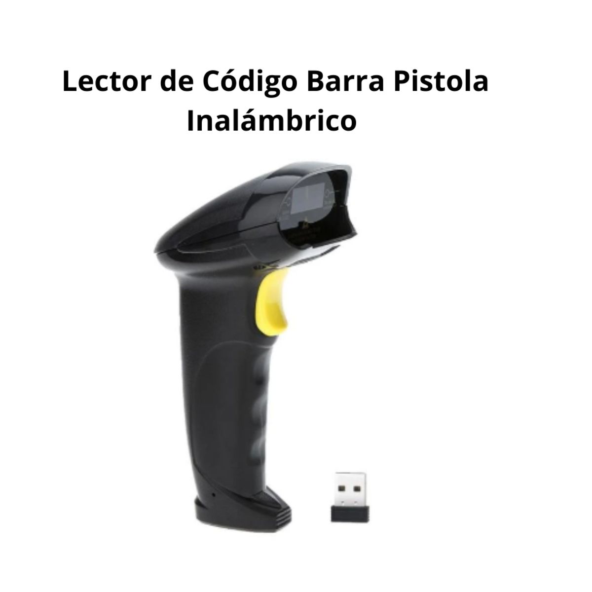 SEISA - Lector de Código Barra Pistola Inalámbrico Usb YHD-8300LW