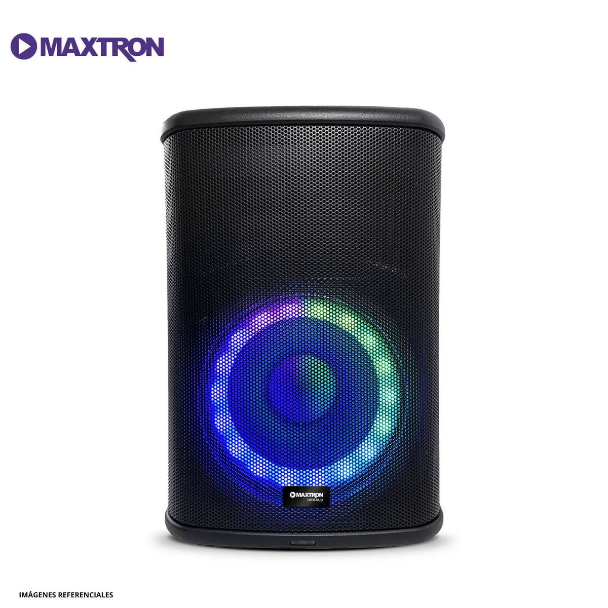 MAXTRON - Parlante Bluetooth Maxtron Herald MX305 Iluminación LED Tecnología DSP y Función TWS