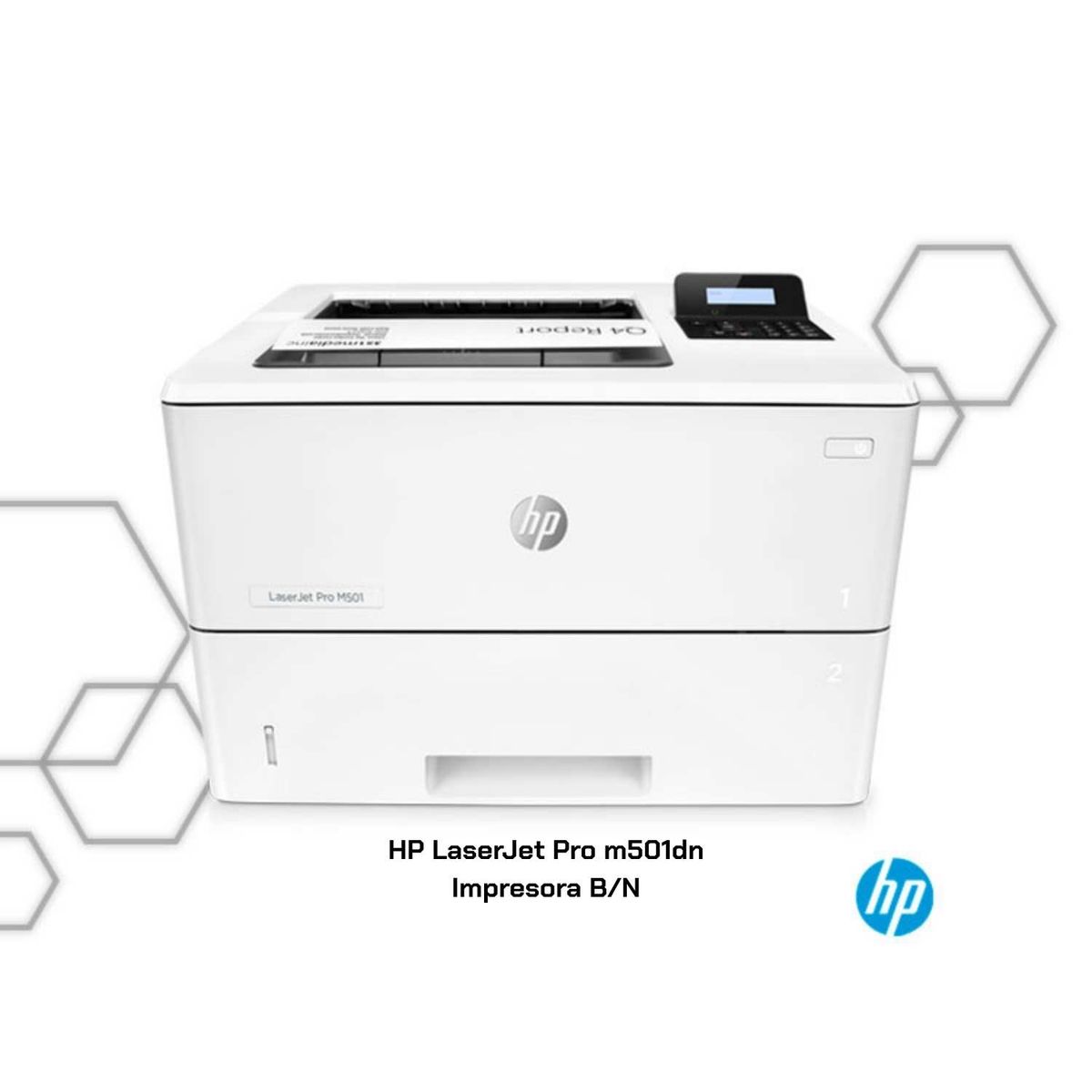 HP - Impresora HP LaserJet Pro M501dn Monocromática Ethernet
