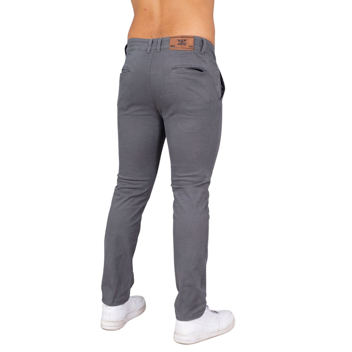 JUSTO - Pantalón Vestir Drill Stretch Hombre Justo