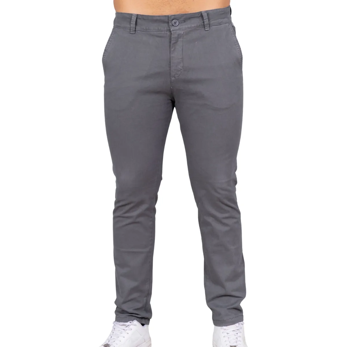 JUSTO - Pantalón Vestir Drill Stretch Hombre Justo