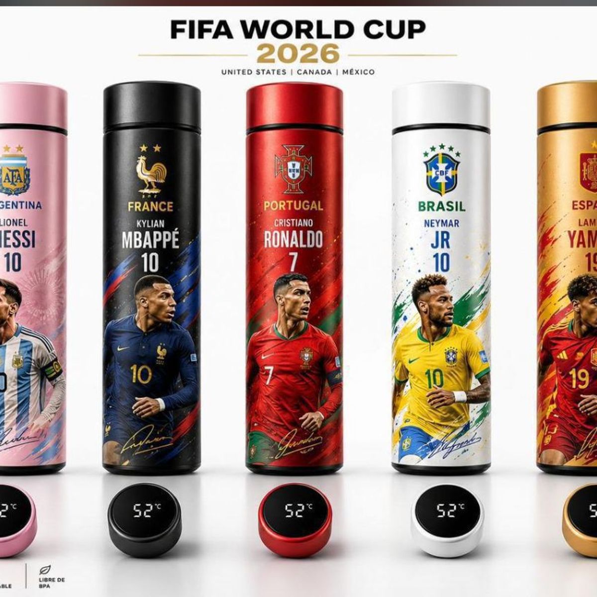 GENERICO - MUNDIAL MESSI TERMO DIGITAL FIFA WORLD CUP