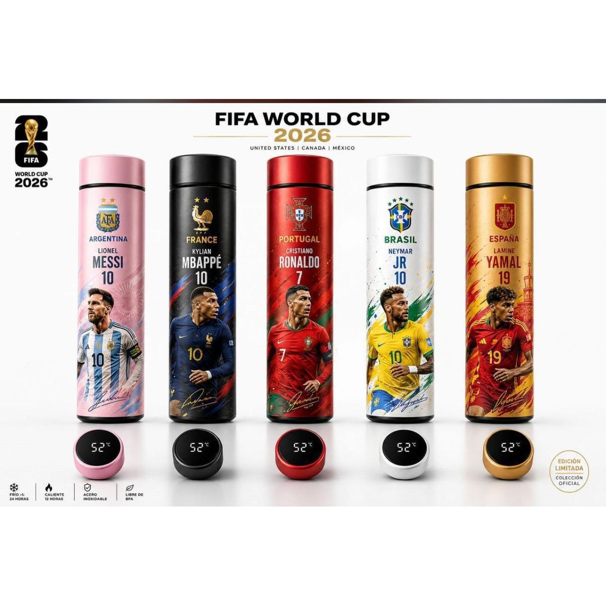 GENERICO - MUNDIAL MESSI TERMO DIGITAL FIFA WORLD CUP