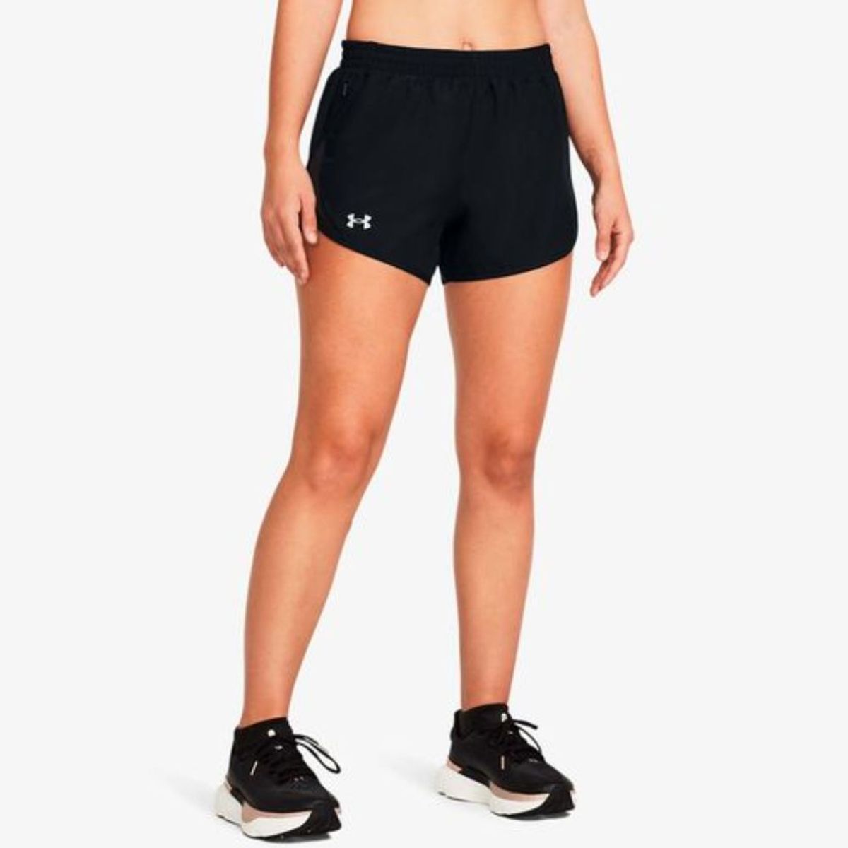UNDER ARMOUR - Short Under Armour  Fly-By 1382438-001 - Mujer