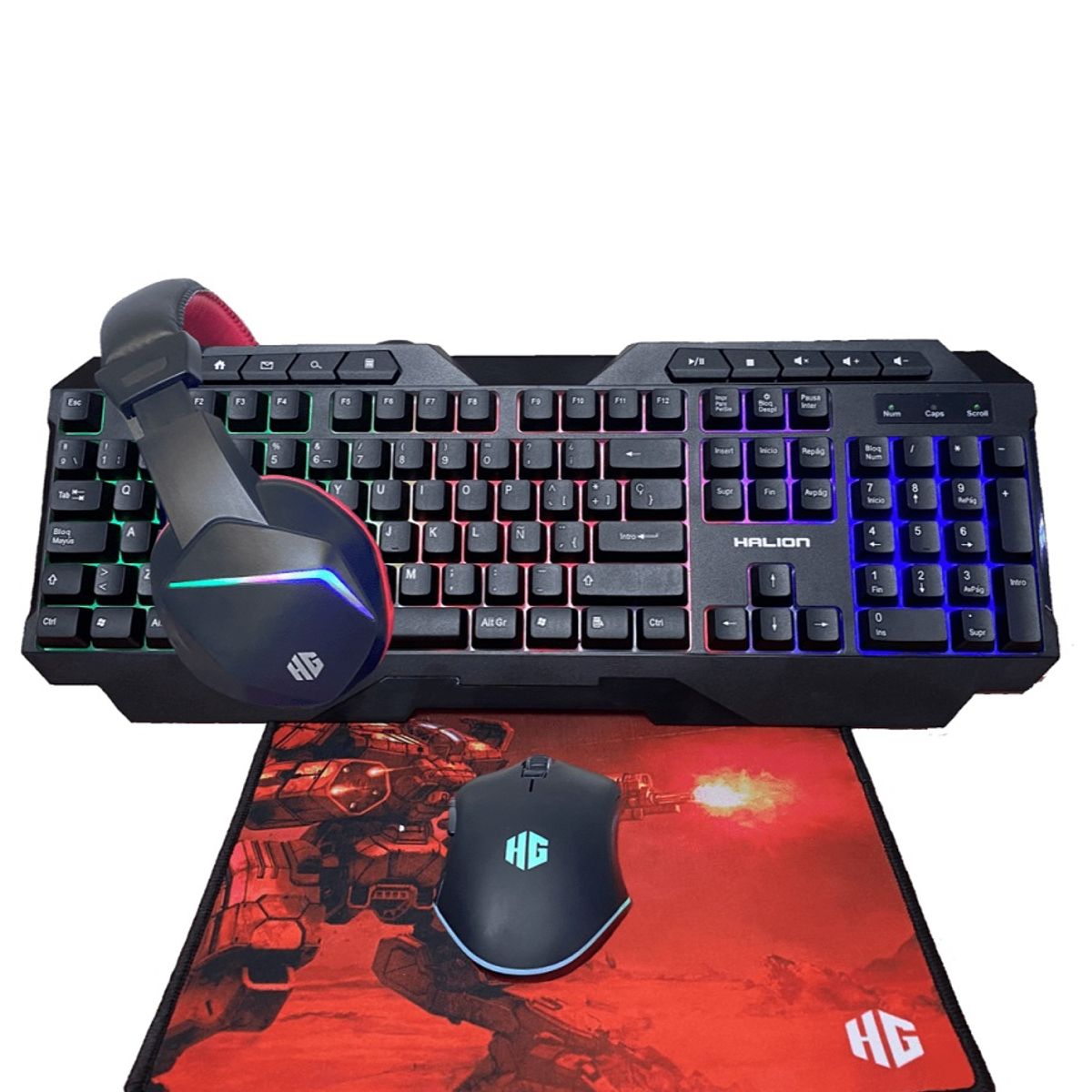 HALION - COMBO GAMER HALION 4 EN 1 MERCURY HA-404C