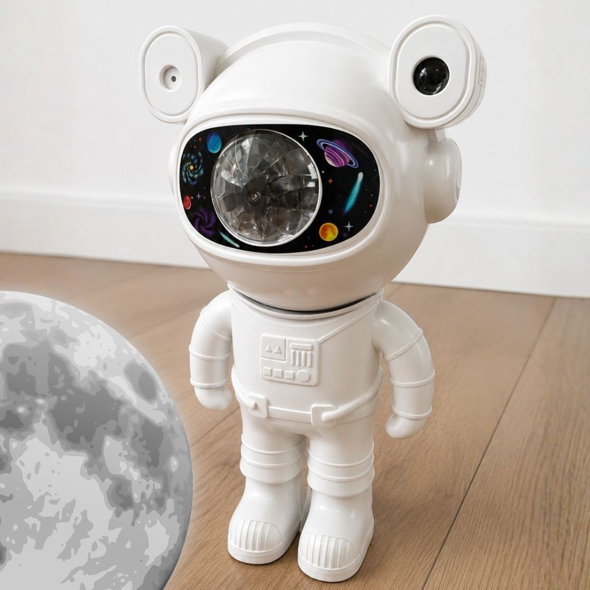 GENERICO - LAMPARA PROYECTOR ASTRONAUTA LUZ LED CON CONTROL BLUETOOTH