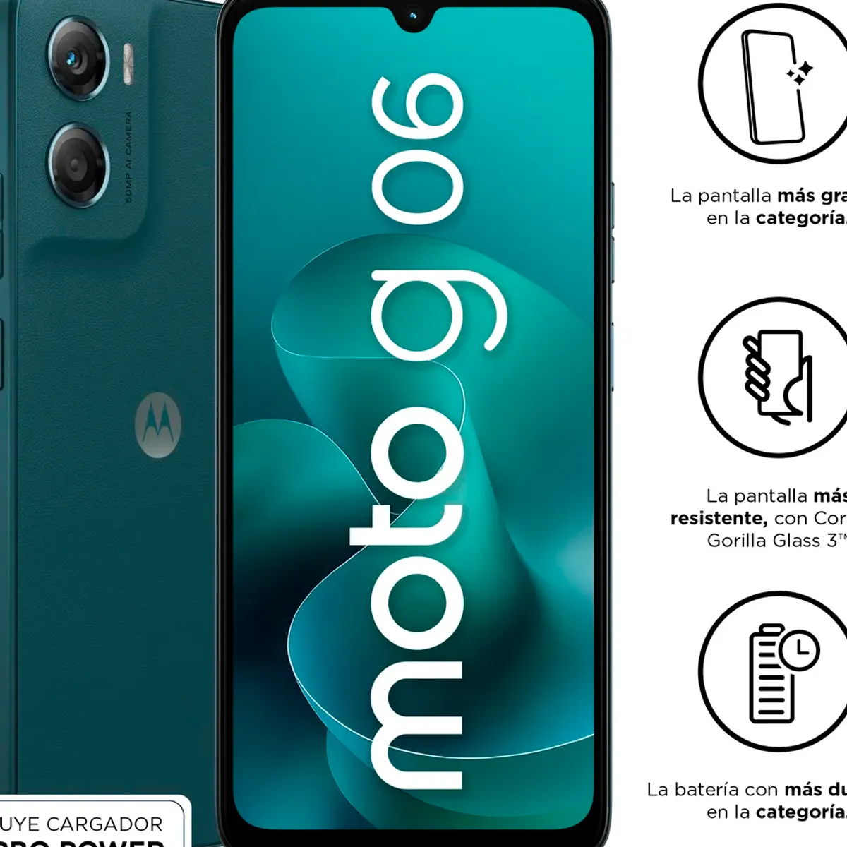 MOTOROLA - MOTOROLA G06 4RAM 128GB AZUL