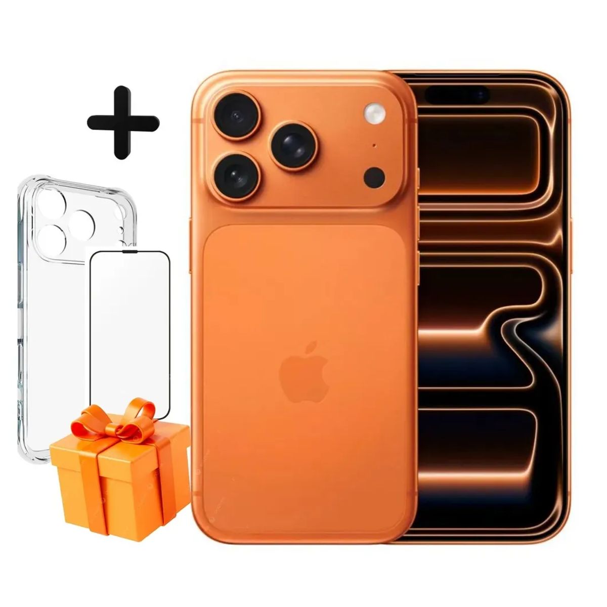 APPLE - IPHONE 17 PRO 256GB Esim - COSMIC ORANGE + MICA + CASE PROTECTOR