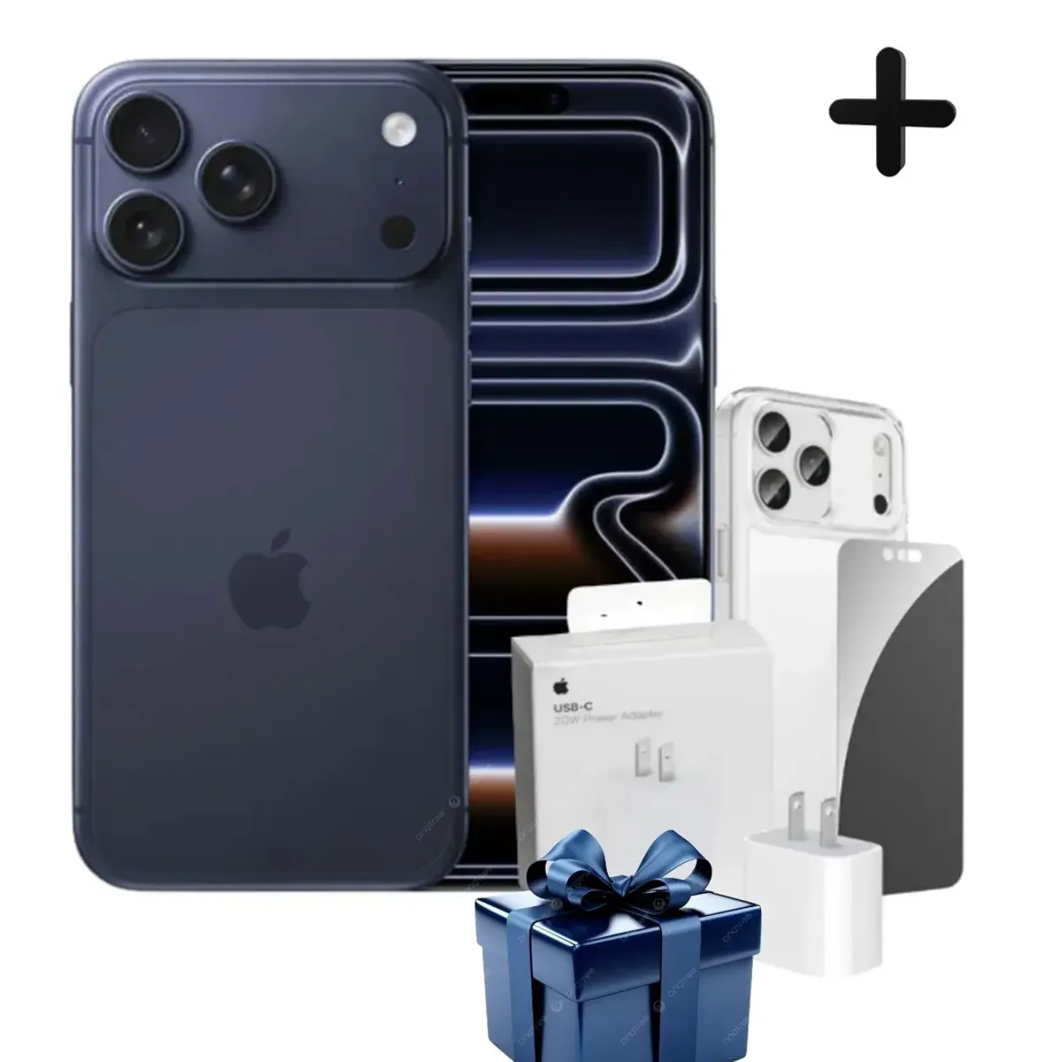APPLE - IPHONE 17 PRO - ESIM 256GB DESERT AZUL + CARGADOR + CASE + MICA